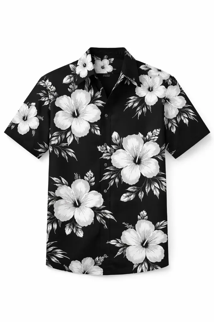 HALF SHIRT (BLACK, BLACK)